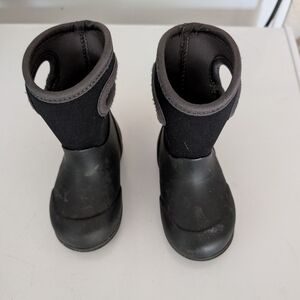Bogs Classic Black Winter Rain Boots Toddlers Little Kid